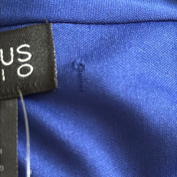 Enfocus Studio Blue and White Sheath Midi Dress - Picture 10 of 10